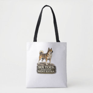 Norwegian Lundehund-Shirt – Six Toes Evolution Wen Tasche