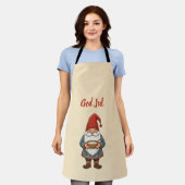 Norwegian Nisse God Jul Christmas Apron Schürze (Getragen)