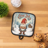 Norwegian Nisse God Jul Christmas Pot Holder Topflappen (Oben Unten)