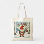 Norwegian Nisse God Jul Christmas Tote Bag Tragetasche (Rückseite)