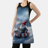 Norwegian Nisse Sledding, Apron Schürze (InSitu)