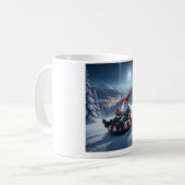 Norwegian Nisse Sledding, Coffee Mug Kaffeetasse (Vorderseite Links)