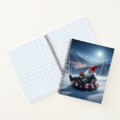 Norwegian Nisse Sledding, Notebook Notizblock (Innenseite)