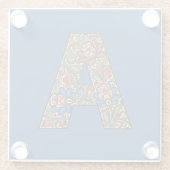 Norwegian Rosemaling Norway Initial Coaster Glasuntersetzer (Rückseite)