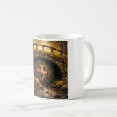 Norwegian Troll Hiding Under Bridge, Coffee Mug Kaffeetasse (VorderseiteRechts)