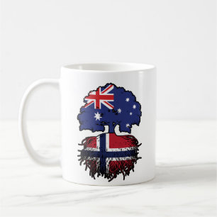 Norwegisch Australien Tree Roots Kaffeetasse