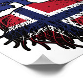 Norwegisch Australien Tree Roots Poster (Ecke)