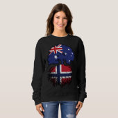 Norwegisch Australien Tree Roots Sweatshirt (Vorne ganz)