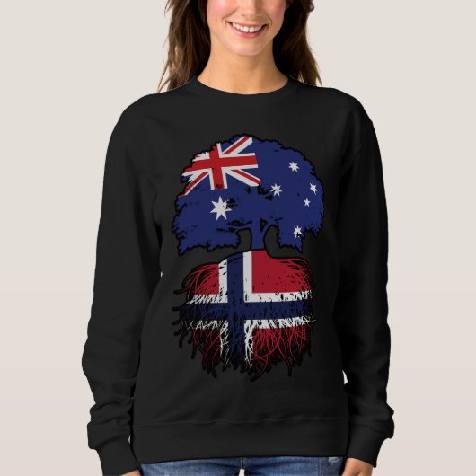 Norwegisch Australien Tree Roots Sweatshirt (Vorderseite)