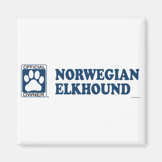 Norwegisch Elkhound Blue Magnet (Vorne)