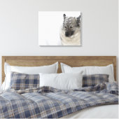 Norwegisch-Elkhound Leinwanddruck (Insitu (Schlafzimmer))