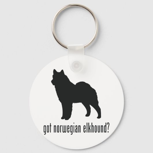 Norwegisch-Elkhound Schlüsselanhänger (Vorderseite)