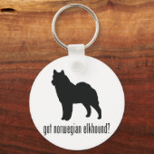 Norwegisch-Elkhound Schlüsselanhänger (Vorderseite)