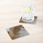 Norwegisch_Forest_Cat Rechteckiger Pappuntersetzer (Vor Ort)