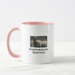 Norwegisch Gothic Real Foto Kaffeekochen Tasse