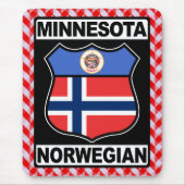 Norwegisch-Minnesotan Mousepad (Vorne)