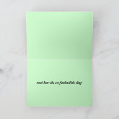 Norwegische alles- Gute zum Geburtstagkarte Karte (Innenseite)