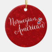 Norwegische amerikanische keramikornament (Vorne)