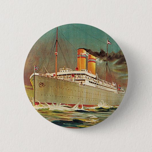 Norwegische amerikanische Linie Button (Vorderseite)