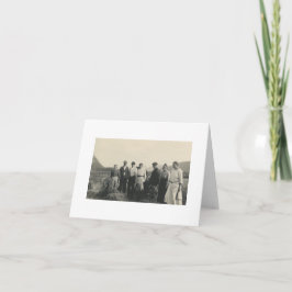 Norwegische Bauern des antiken Real Fotos - Karte