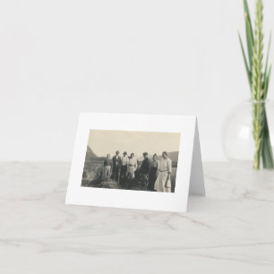 Norwegische Bauern des antiken Real Fotos - Karte