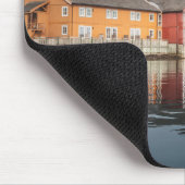 Norwegische bemalte Häuser Mousepad (Ecke)