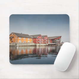 Norwegische bemalte Häuser Mousepad