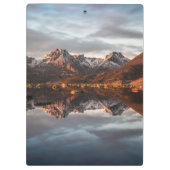 Norwegische Berge Klemmbrett (Rückseite)