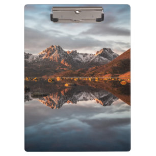 Norwegische Berge Klemmbrett