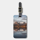 Norwegische Berge Landschaftsfotografie Gepäckanhänger (Vorderseite vertikal)