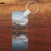 Norwegische Berge Landschaftsfotografie Schlüsselanhänger (Rückseite)