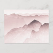 Norwegische Berge Postkarte (Vorderseite)