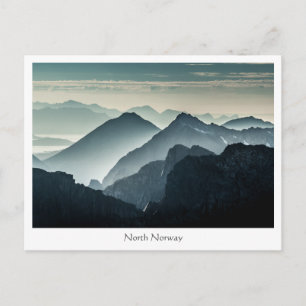 Norwegische Berglandschaft Postkarte