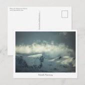 Norwegische Bergwelt Postkarte (Vorne/Hinten)