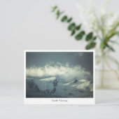 Norwegische Bergwelt Postkarte (Stehend Vorderseite)
