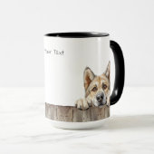 Norwegische Buhund-Hunde-Tasse Tasse (VorderseiteRechts)