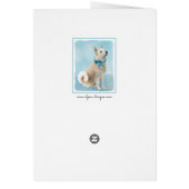 Norwegische Buhund-Malerei - Niedliche Original Hu (Hinten)