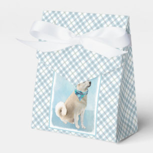 Norwegische Buhund-Malerei - Niedliche Original-Hu Geschenkschachtel
