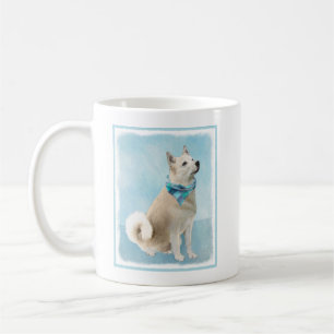 Norwegische Buhund-Malerei - Niedliche Original Hu Kaffeetasse