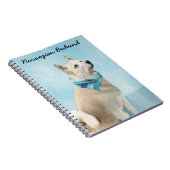 Norwegische Buhund-Malerei - Niedliche Original Hu Notizblock (Rechte Seite)