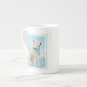 Norwegische Buhund-Malerei - Niedliche Original Hu Porzellantasse