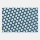 Norwegische Buhund Malerei Wheaten Original Hunde  Geschenkpapier Set (Vorderseite 3)