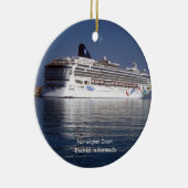 Norwegische Dämmerung Docking #2 Keramik Ornament (Rechts)