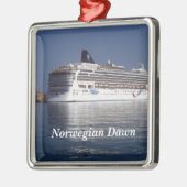 Norwegische Dämmerung Ornament Aus Metall (Links)