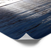 Norwegische Dämmerung Poster (Ecke)