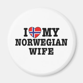 norwegische Ehefrau Magnet