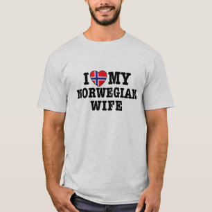 norwegische Ehefrau T-Shirt