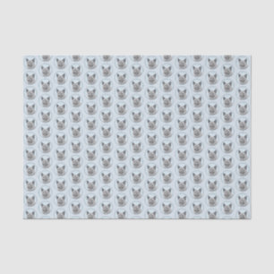 Norwegische Elkhound-Malerei - Original Hundekunst Seidenpapier