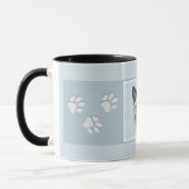 Norwegische Elkhound-Malerei - Original Hundeschic Tasse (Links)