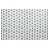 Norwegische Elkhound und Dorfmalerei Stoff (Yard (91,4 cm))